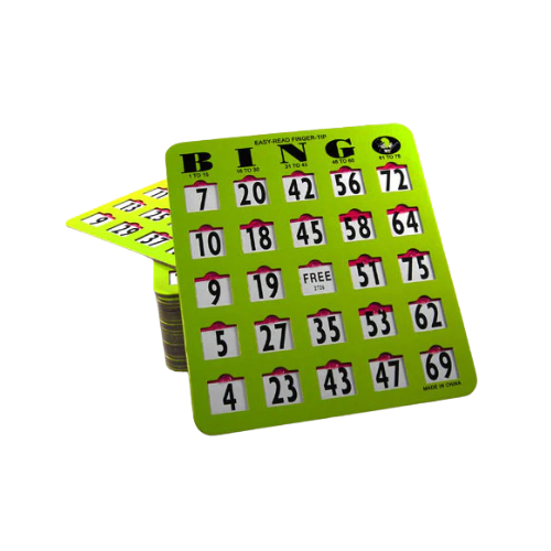 Bingo Fingertip Slide Cards #BINGOCARDS